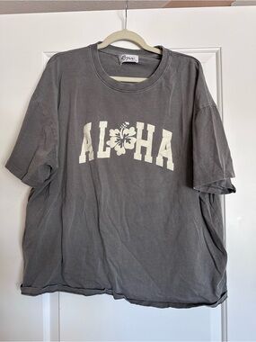 Oversized Aloha shirt, O/S